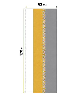 Рулонная штора «Фиреда - 253 - ширина 62 см»