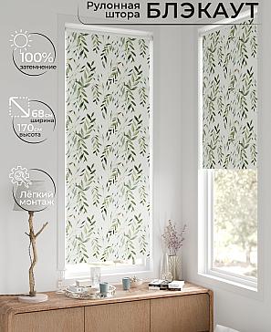 Рулонная штора «Легроса - 208 - ширина 68 см» | фото 2