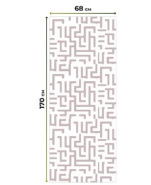 Рулонная штора «Легроса - 220 - ширина 68 см»