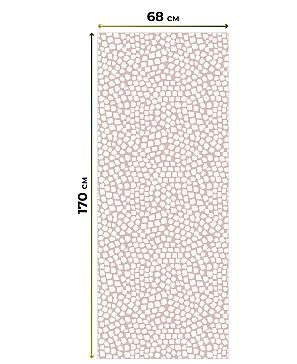 Рулонная штора «Легроса - 223 - ширина 68 см»