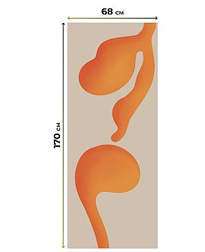 Рулонная штора «Легроса - 295 - ширина 68 см»