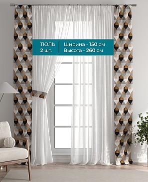 Тюль с декоративными подхватами «Лабрист - 330» | фото 3