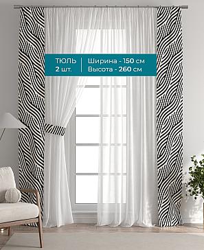 Тюль с декоративными подхватами «Лабрист - 332» | фото 3