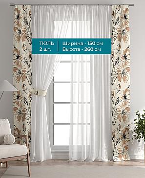 Тюль с декоративными подхватами «Лабрист - 343» | фото 3