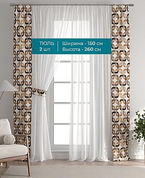 Тюль с декоративными подхватами «Лабрист - 344» | фото 3