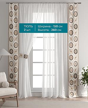 Тюль с декоративными подхватами «Лабрист - 355» | фото 3