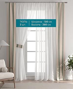 Тюль с декоративными подхватами «Лабрист - 369» | фото 3