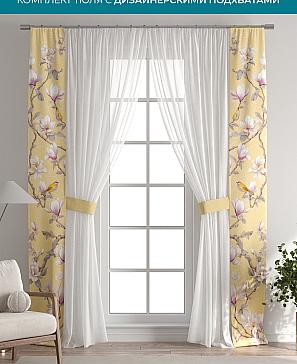 Тюль с декоративными подхватами «Лабрист - 383» | фото