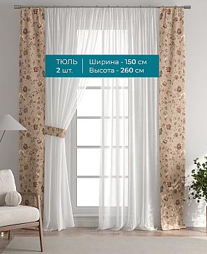 Тюль с декоративными подхватами «Лабрист - 385» | фото 3