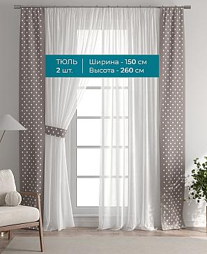 Тюль с декоративными подхватами «Лабрист - 399» | фото 3