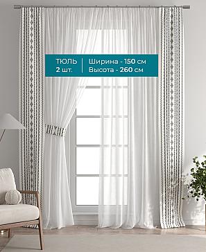 Тюль с декоративными подхватами «Лабрист - 421» | фото 3