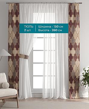 Тюль с декоративными подхватами «Лабрист - 423» | фото 3
