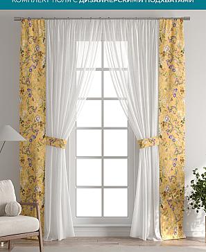 Тюль с декоративными подхватами «Лабрист - 428» | фото