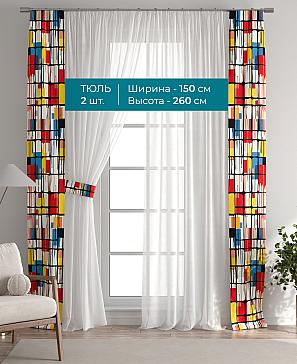 Тюль с декоративными подхватами «Лабрист - 429» | фото 3