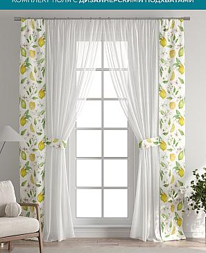 Тюль с декоративными подхватами «Лабрист - 431» | фото