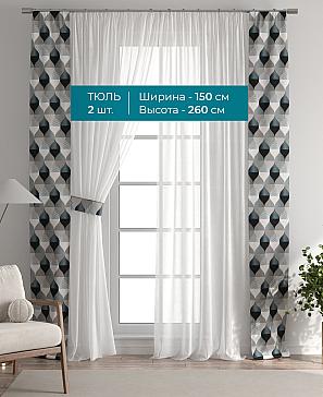 Тюль с декоративными подхватами «Лабрист - 472» | фото 3