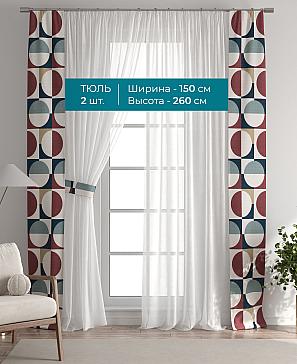 Тюль с декоративными подхватами «Лабрист - 473» | фото 3