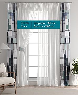 Тюль с декоративными подхватами «Лабрист - 475» | фото 3