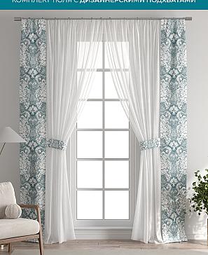 Тюль с декоративными подхватами «Лабрист - 480» | фото