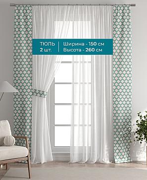 Тюль с декоративными подхватами «Лабрист - 481» | фото 3