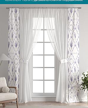 Тюль с декоративными подхватами «Лабрист - 508» | фото