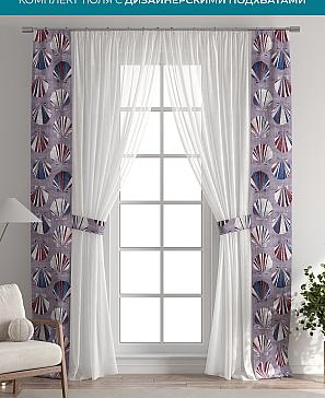 Тюль с декоративными подхватами «Лабрист - 519» | фото