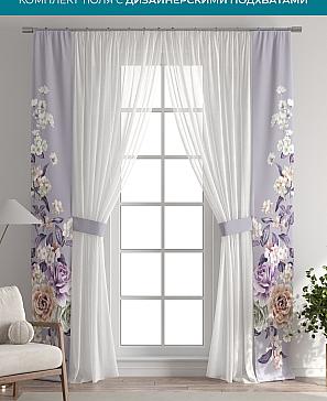 Тюль с декоративными подхватами «Лабрист - 521» | фото