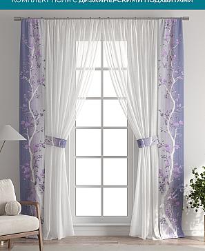 Тюль с декоративными подхватами «Лабрист - 524» | фото