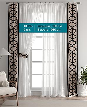 Тюль с декоративными подхватами «Лабрист - 554» | фото 3