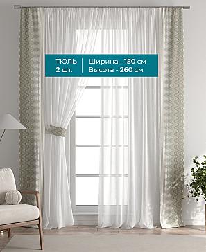 Тюль с декоративными подхватами «Лабрист - 571» | фото 3