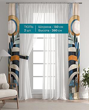 Тюль с декоративными подхватами «Лабрист - 580» | фото 3