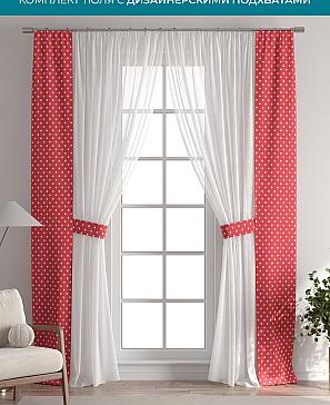 Тюль с декоративными подхватами «Лабрист - 581» | фото