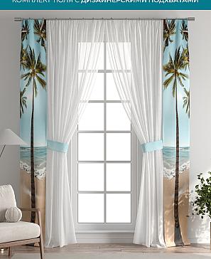 Тюль с декоративными подхватами «Лабрист - 591» | фото