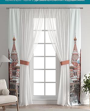 Тюль с декоративными подхватами «Лабрист - 605» | фото