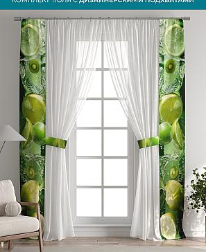 Тюль с декоративными подхватами «Лабрист - 608» | фото