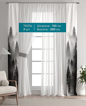 Тюль с декоративными подхватами «Лабрист - 619» | фото 3