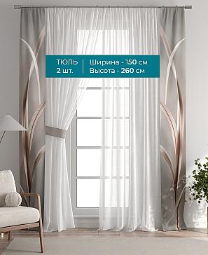 Тюль с декоративными подхватами «Лабрист - 629» | фото 3