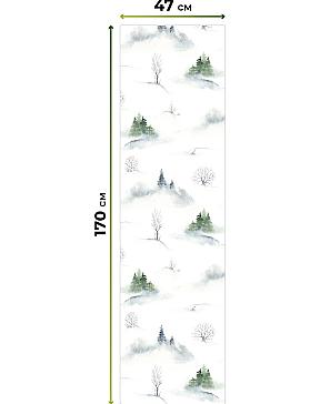 Рулонная штора «Ранфрик - 07 - ширина 47 см»