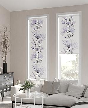 Рулонная штора «Ранфрик - 13 - ширина 47 см» | фото