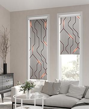 Рулонная штора «Ранфрик - 29 - ширина 47 см» | фото