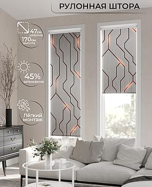 Рулонная штора «Ранфрик - 29 - ширина 47 см» | фото 2