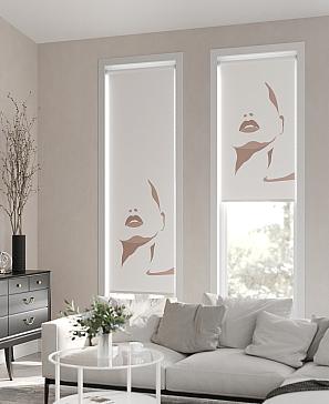 Рулонная штора «Ранфрик - 35 - ширина 47 см» | фото