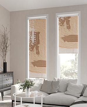 Рулонная штора «Ранфрик - 37 - ширина 47 см» | фото