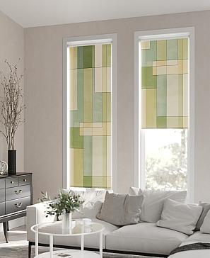 Рулонная штора «Ранфрик - 38 - ширина 47 см» | фото