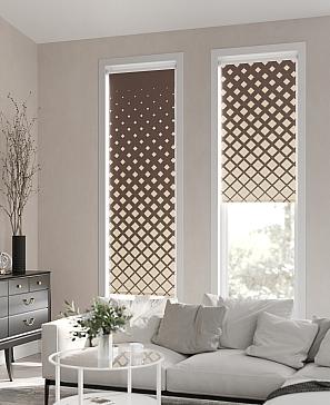 Рулонная штора «Ранфрик - 61 - ширина 47 см» | фото