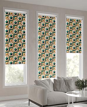 Рулонная штора «Ранфрик - 63 - ширина 47 см»