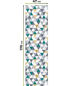 Рулонная штора «Ранфрик - 73 - ширина 47 см»