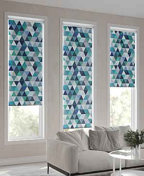 Рулонная штора «Ранфрик - 74 - ширина 47 см»