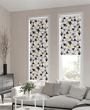 Рулонная штора «Ранфрик - 75 - ширина 47 см» | фото