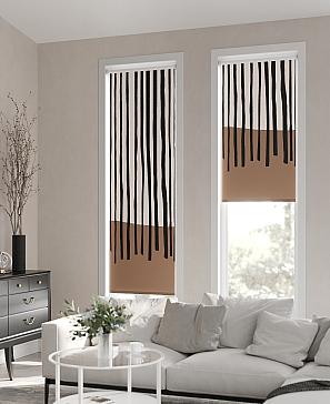 Рулонная штора «Ранфрик - 89 - ширина 47 см» | фото